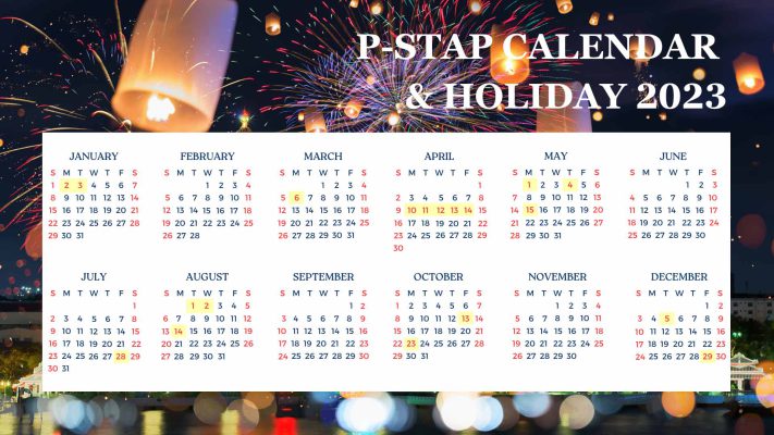 P-STAP calendar